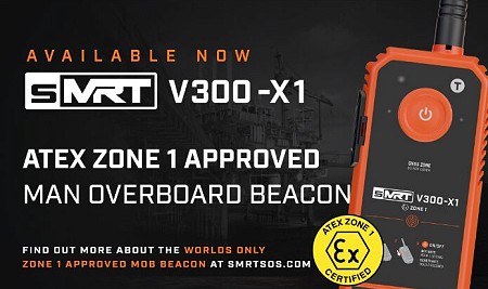 World’s ONLY ATEX Zone 1 Approved Man Overboard Beacon Now Available